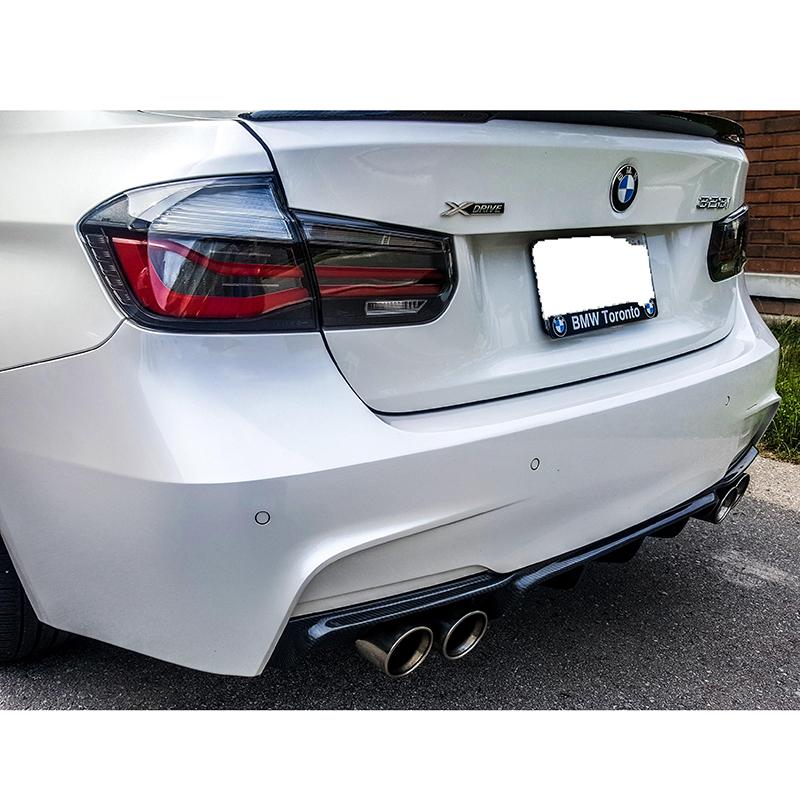 Для BMW Для BMW 3 серии F30 F31 M Sport 2013 2014 2015 2016 2017 2018 2019 Автомобильный задний бампер Лип-спойлер Комплект обвеса Глянцевый черный
