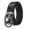 New Men'S Belt Alloy Automatic Buckle Belt Men'S Business Leather Belt Direct Supply