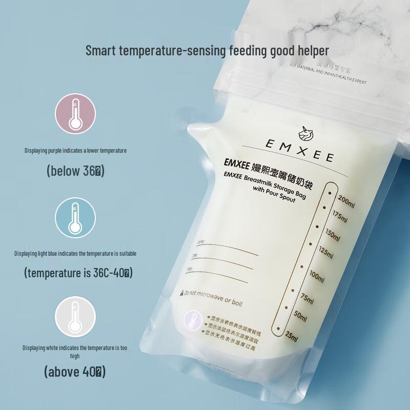 EMXEE Одноразовые пакеты для хранения грудного молока