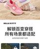 Kaiti cat children's shoes single net outdoor sports shoes 2026 new girls' thick soled lightweight sports shoes