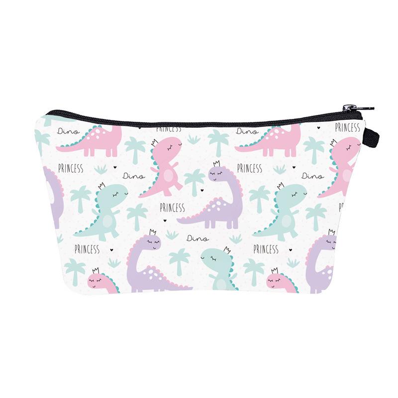 Женская косметичка с принтом, органайзер для туалетных принадлежностей, дорожный кейс для хранения ADM