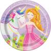 Fairy Princess Dessert Plate (Pack of 8)