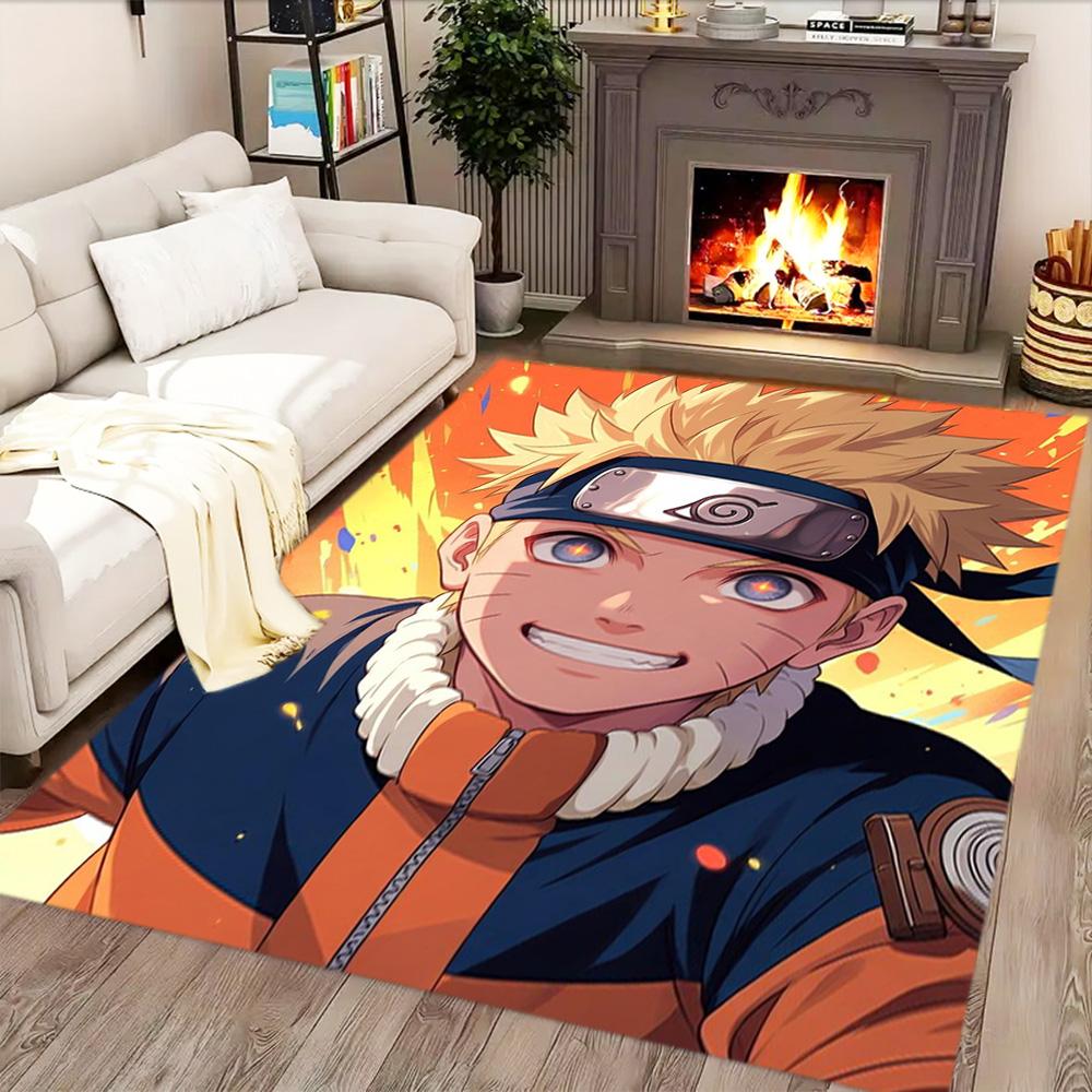 Naruto Team Seven Adventure rug for living rooms, bedrooms, home décor, and as gifts.
