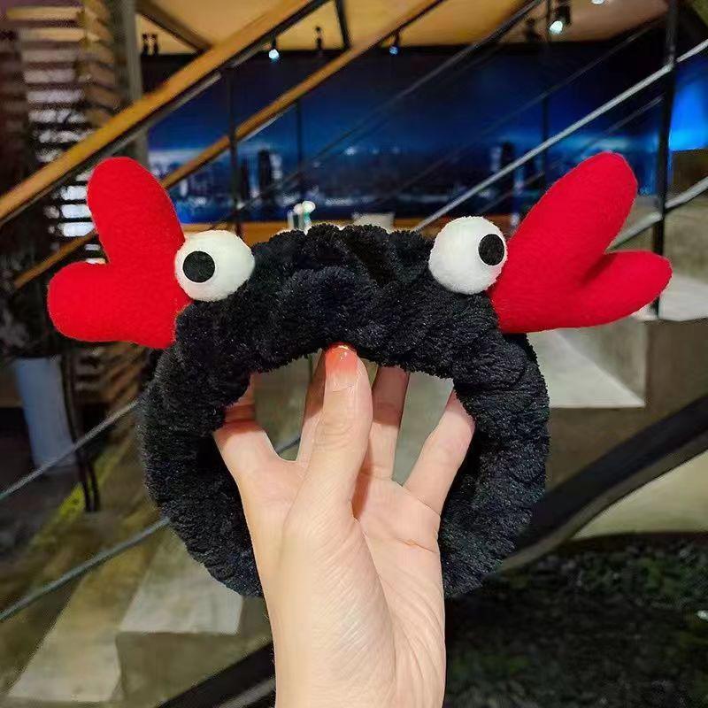 Повязка на голову Кот Коралловый плюш Милая Мягкая Повязка с бантом для волос Повязка на голову Повязка для умывания Макияжа Аксессуары