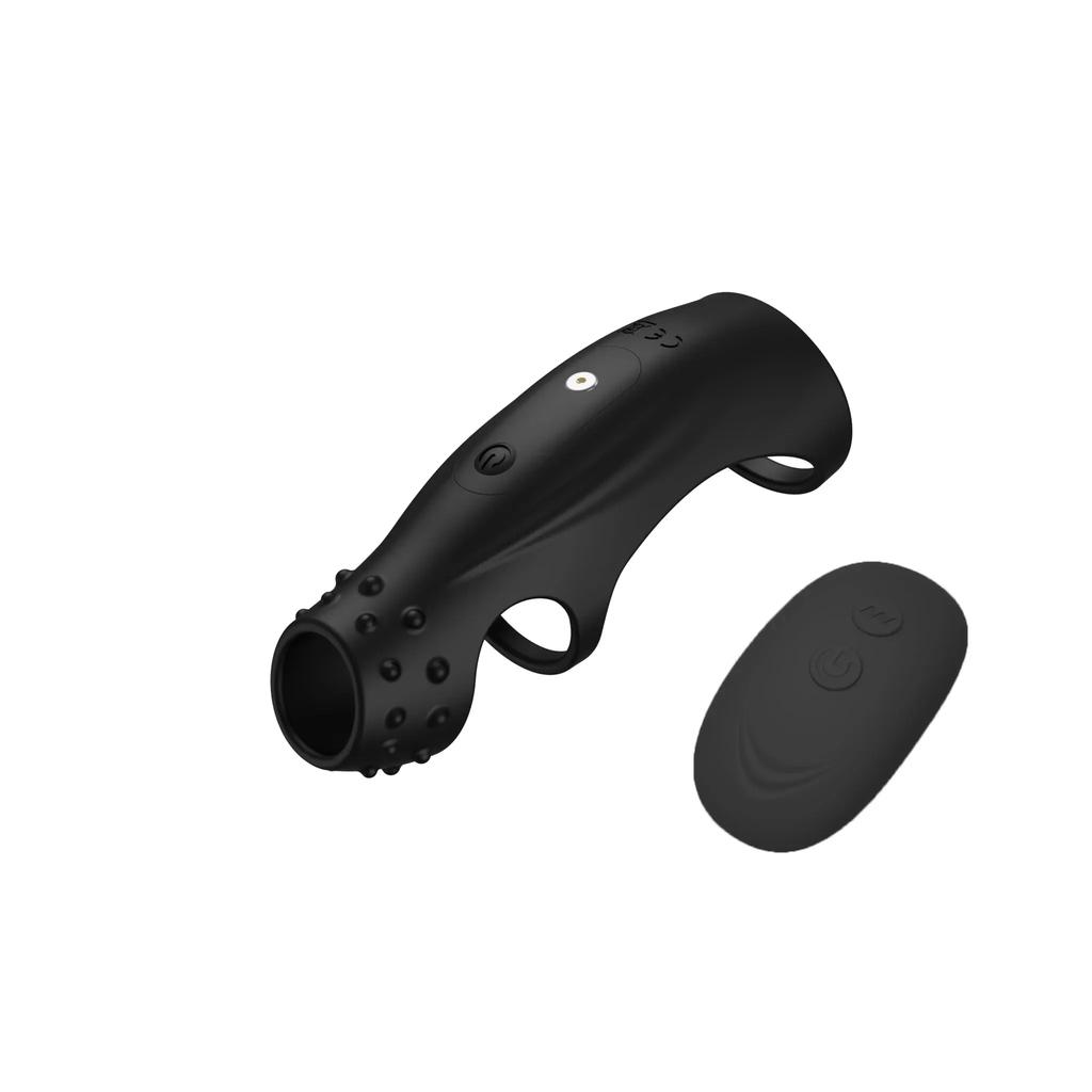 Vibrating Cock Penis Ring With Remote Control Enhancer Cock Sleeve G Spot Vibrator Adult Sex Toys For Men Women Couples