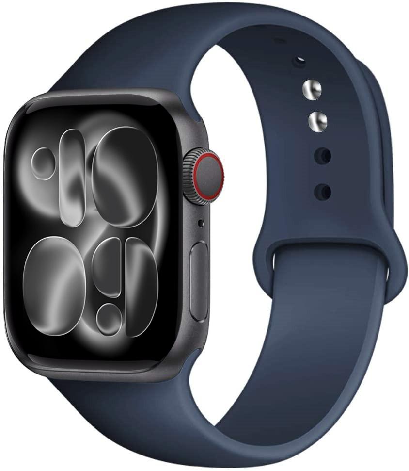 Силиконовый ремешок Для Apple Watch 11 band 44mm 40mm 49mm 45mm 41mm 38 46mm 42mm correa bracelet iWatch series 9 8 7 6 SE ultra 2 3