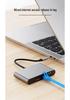 Универсальная док-станция 4-в-1 USB-C для ноутбука/iPad Apple с HD-конвертером, USB 3.0 и сетью 100 Мбит/с