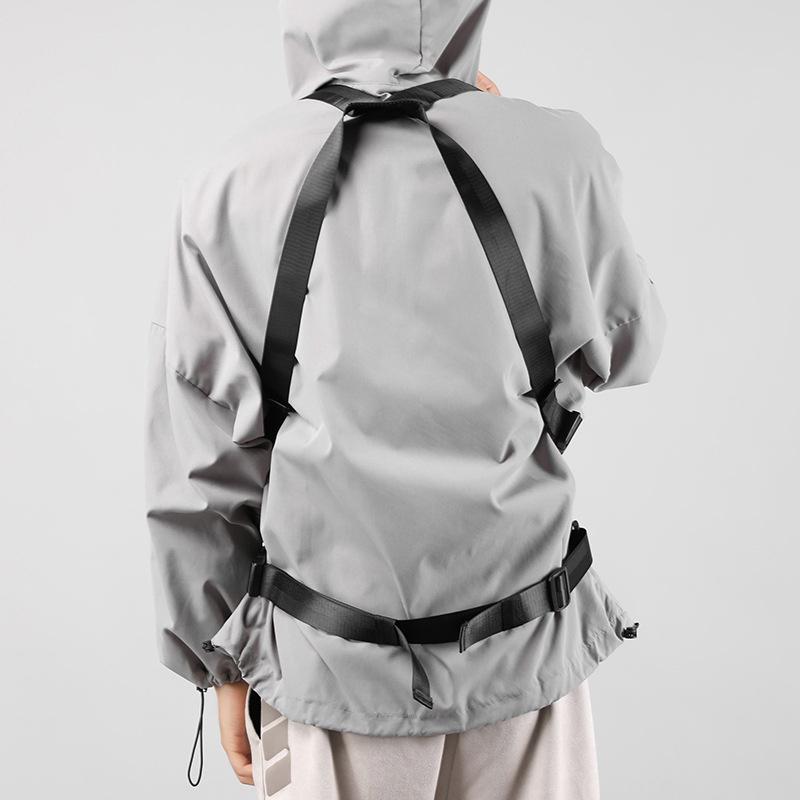 2025 Новая многофункциональная нагрудная сумка Тактическая функция Многокарманный жилет Сумка Легкий водонепроницаемый рюкзак для велоспорта и других видов спорта на открытом воздухе