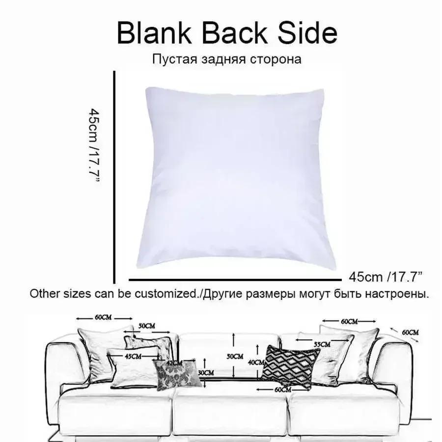 Blue And White Ornate Pattern Throw Pillow Cover With Short Plush Print Living Room Sofa Decoration Cushion Cover Pillow Covers