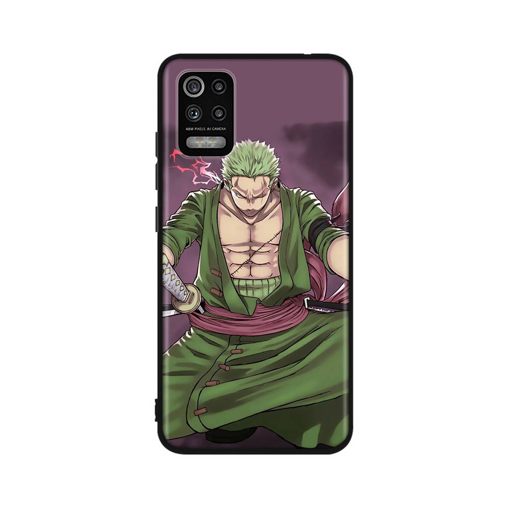 Чехол DT8 One Piece Zoro Sanji для Samsung A04 A14 A23 A34 A54 M23 M33 M52 M53 Realme 10 9 C30S C35 C55 VIVO Y02S Y21 Y33S Y51 X80 Pro Прозрачная крышка