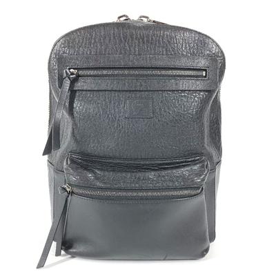 Logo Backpack Bag Backpack Leather Black/Red