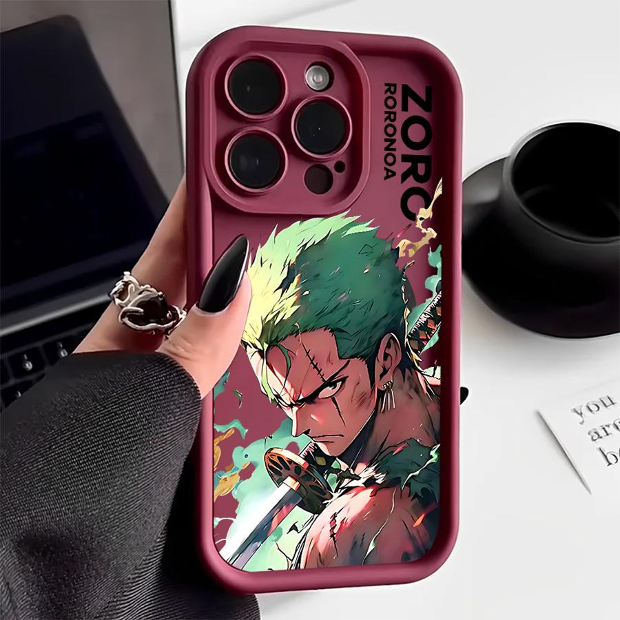 Чехол Ones Anime P-Piece для Apple iPhone 11 11 13 Pro MAX 14 Pro 16e 15 Plus XS XR 12 Mini 14 16 Plus Мягкий ТПУ