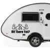 Funny RV There Yet Camping Decor Stickers for SUV Camper RV Van Motorhome Caravan Vinyl Decal Decoration Auto Tuning Accessories