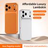 Чехол с текстурой кожи для For Iphone Air 17 17e 16e 16 15 14 13 12 11 Pro XS Max Рамка с покрытием Большое окно Защитная крышка камеры
