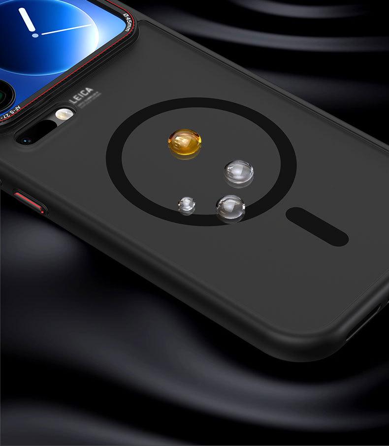 Магнитный матовый металлический защитный чехол для линз Xiaomi 17 Pro Max