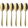 Nagao Tsubamesanjo Dinner Spoon Gold 18cm Stainless Steel Made In Japan 5+1 18-0