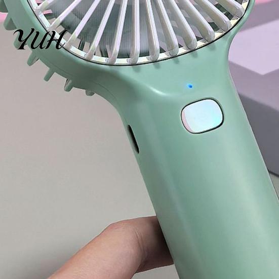 Cooling Fan Mini Handheld Fans Portable USB Rechargeable Personal for Women Girls 3-Speed Wind Travel Camping Home Office