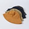 Fashion Spring Summer Solid Color Bucket Hat Cotton Women Man Travel Sun Hat Retro Casua Adult Fisherman Caps Girls Hip Hop Hat