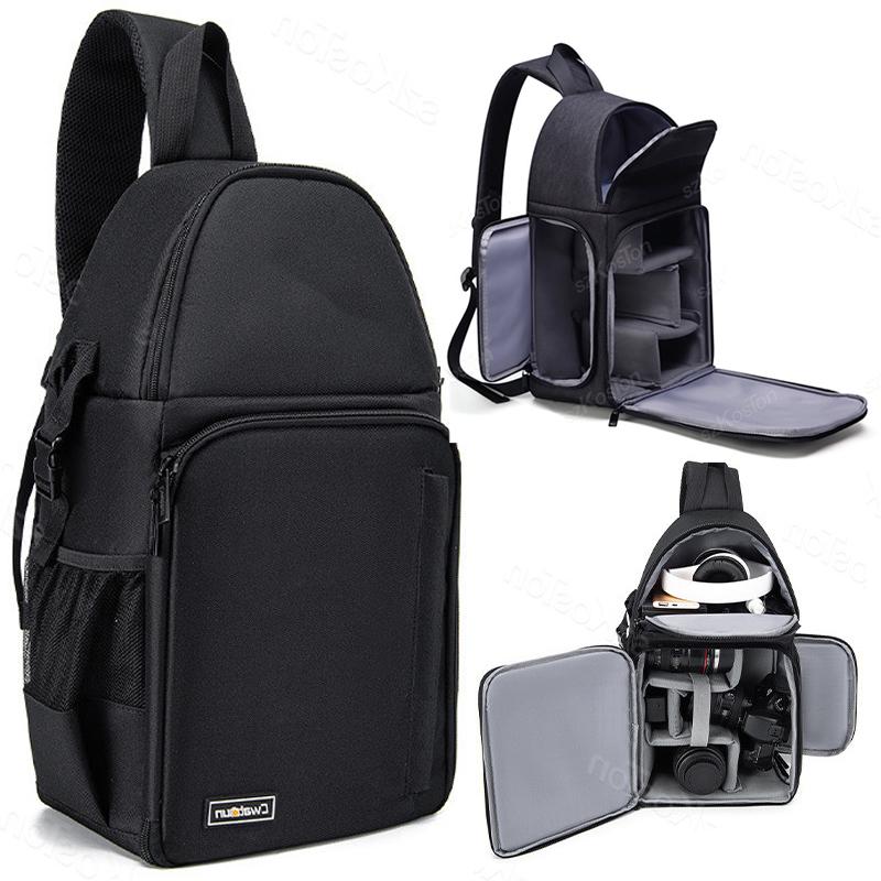 Camera Sling Bag Crossbody Bag Waterproof Camera Shoulder Backpack DSLR/SLR Case Photography Bags For Canon/Nikon/Sony/Fuji