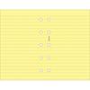 Filofax Filofax Mini Ruled Notepaper Refill (Yellow)