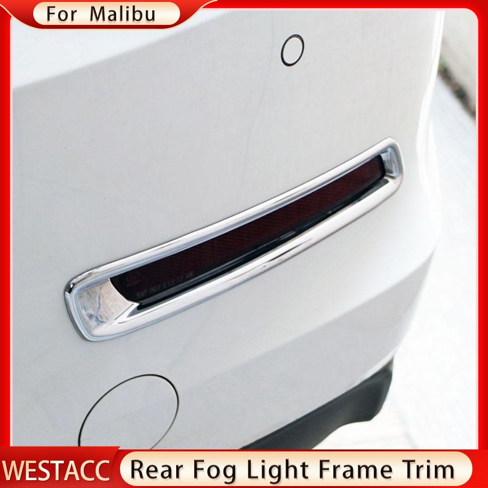 3 шт. ABS хром заднего противотуманного фары автомобиля рамка крышка Накладка наклейка для Chevrolet Chevy Malibu 2012 2013 2014 2015
