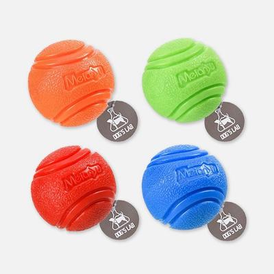 Dog's Lab Bouncy Ball Dog Ball Play, 1 упаковка, оранжевый+синий+красный+зеленый