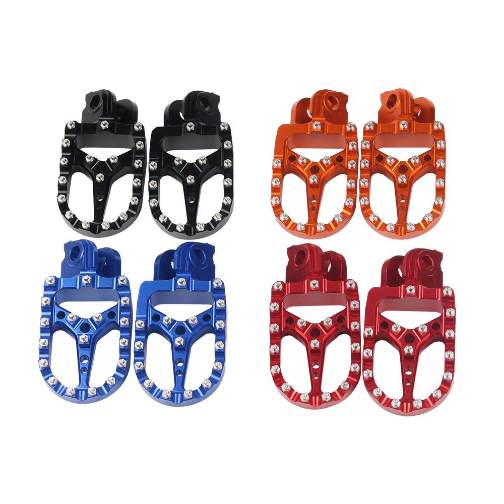 For Fantic XMF XEF 125 X MF X EF Motorcycle Accessories Footrest Footpeg Foot Pegs Rest Foot Pedals Wide Fat Roating Foot Pegs