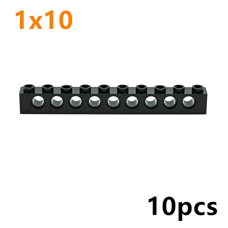 Технические строительные блоки с отверстием, объемные толстые кирпичи, комбинация с шипами, длинная балка, L-образные игрушки, высокотехнологичные детали 87087 3701 3703