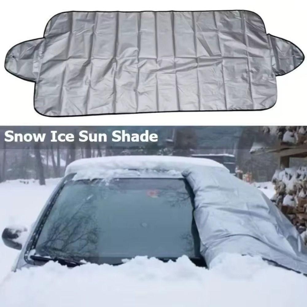 Easy Installation Windshield Snow Cover 200x70cm Windshield Protector  Winter Season
