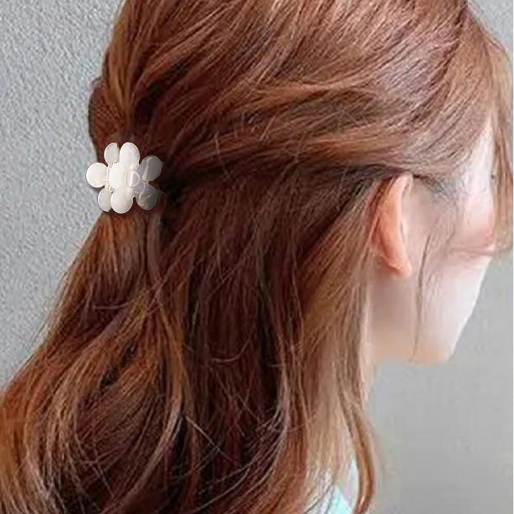 Women Korean style Small Flower grab clip Acetic acid Hair Claw Versatile hairpin Hair accessories