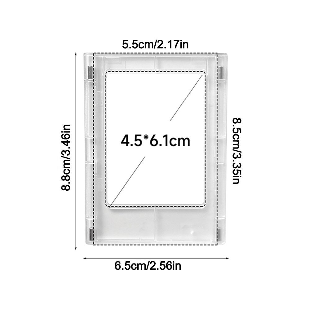 3 inches Instant Camera Photo Frame Magnetic Refrigerator Sticker for Home Decoration