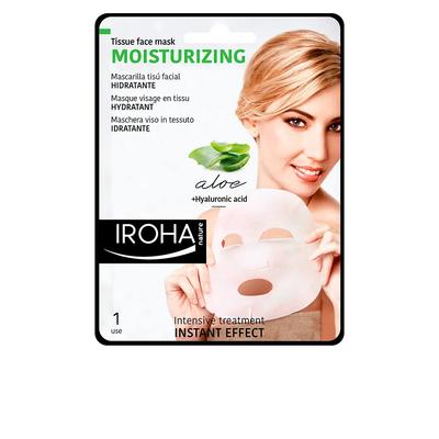 Iroha Nature Увлажняющая тканевая маска для лица с алоэ вера, 1 шт.