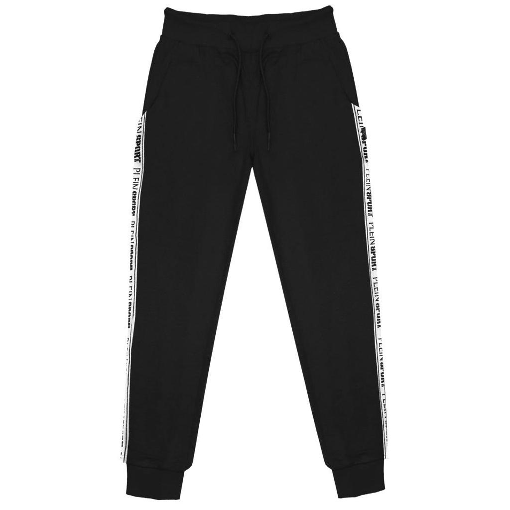 Plein Sport Mens Branded Tape Jogging Bottoms