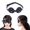 Manyjoy Pu Leather Eye Mask Bondage Blindfold Adult Game Sex Toys For Couples Sexy Erotics Tools Sex Aid Party Unisex