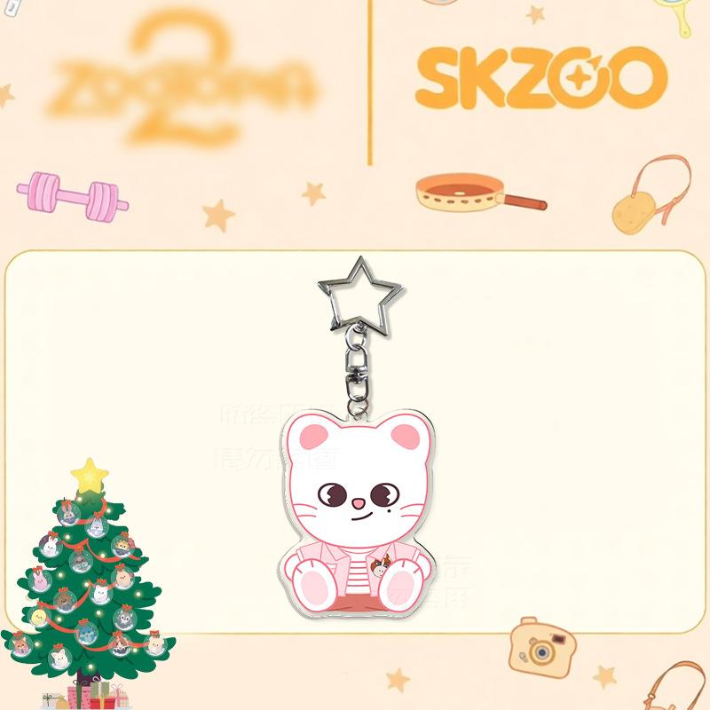 Skzoo Stray Kids × Zootopia 2 Collaboration Acrylic Keychain Merchandise Birthday Gift
