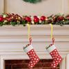 Christmas Stocking Holders Hooks Metal Fireplace Stocking Hanger Multi-Use Stocking Pendant Hooks for New Year Decorations