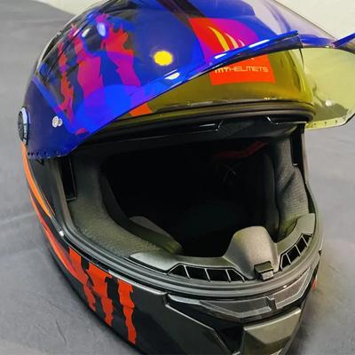 2 шт. наклейки на мотоцикл Monster Claw Scratch для мотокросса, виниловые наклейки для шлема Aprilia KTM Kawasaki YAMAHA SUZUKI HONDA