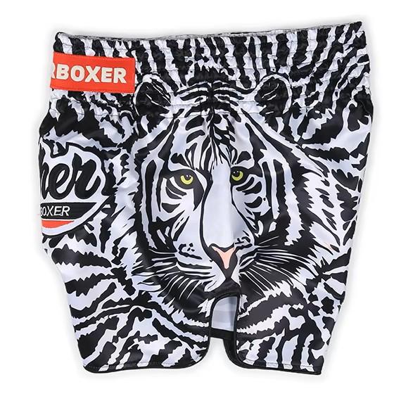 Bull Dog Snake Tiger Muay Thai MMA UFC Shorts Pants Kickboxing Boxing Unisex Men Women Kid Quick Dry Print Elastic Polyester Training