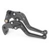Mallofusa CNC Pair Short Brake Clutch Levers for Honda CBR600RR 2007-2016 / Honda CBR1000RR/FIREBLADE/SP 2008-2016 Black CNC Aluminum