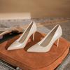 Women's Sexy Thin Heels Pointed High Heels Ornament New Super High Heels Women's Classic Single Shoes Women's CM