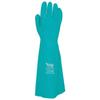 Gant De Travail - Juba - Modèle 8 - Nitrile Vert Satiné - Extra Long 46 Cm - Épaisseur 0,55 Mm