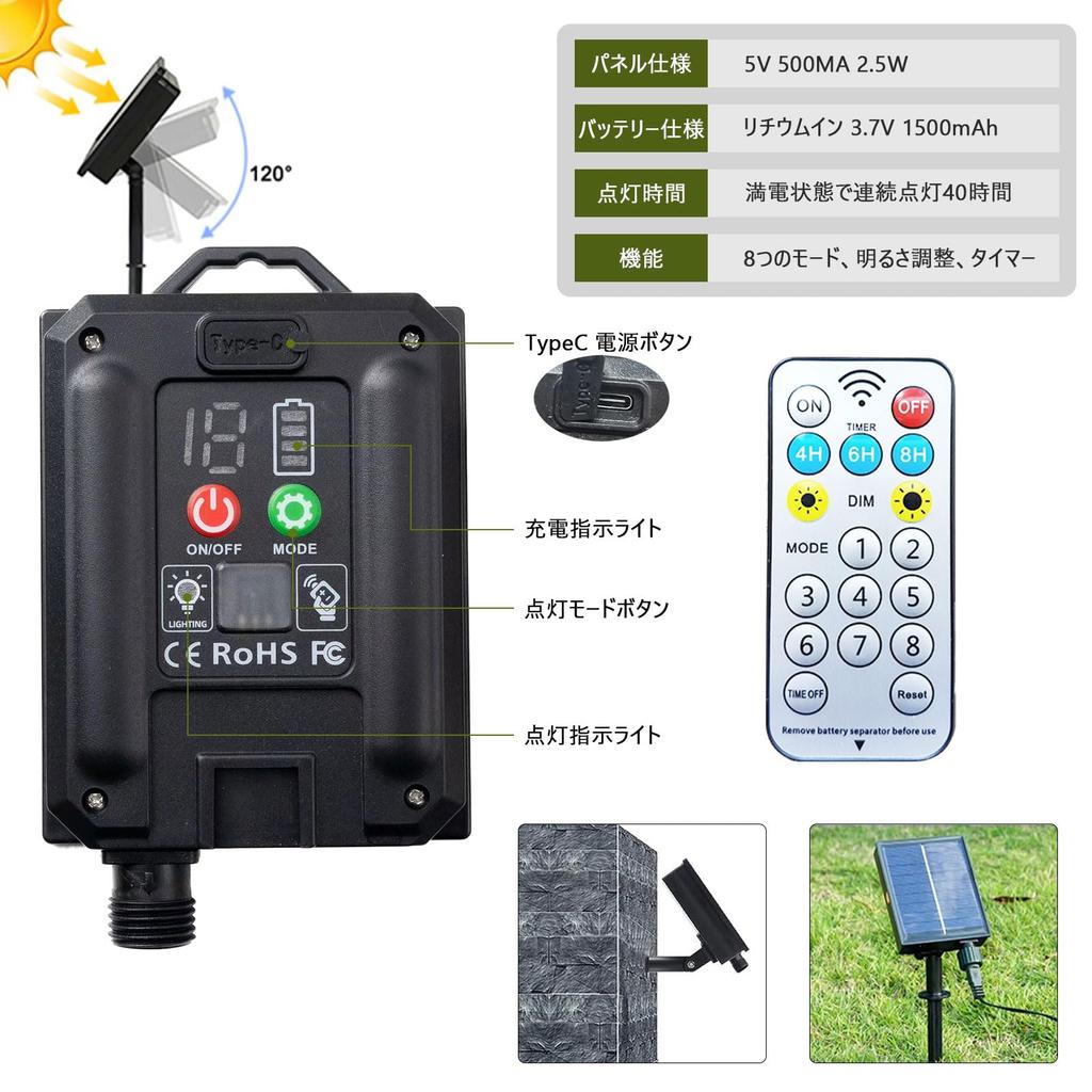 Illumination String 50m 500 Suitable for Indoor and Outdoor Christmas LED String Available In 4 Dark Green Memory Remote Japanese Instruction for and