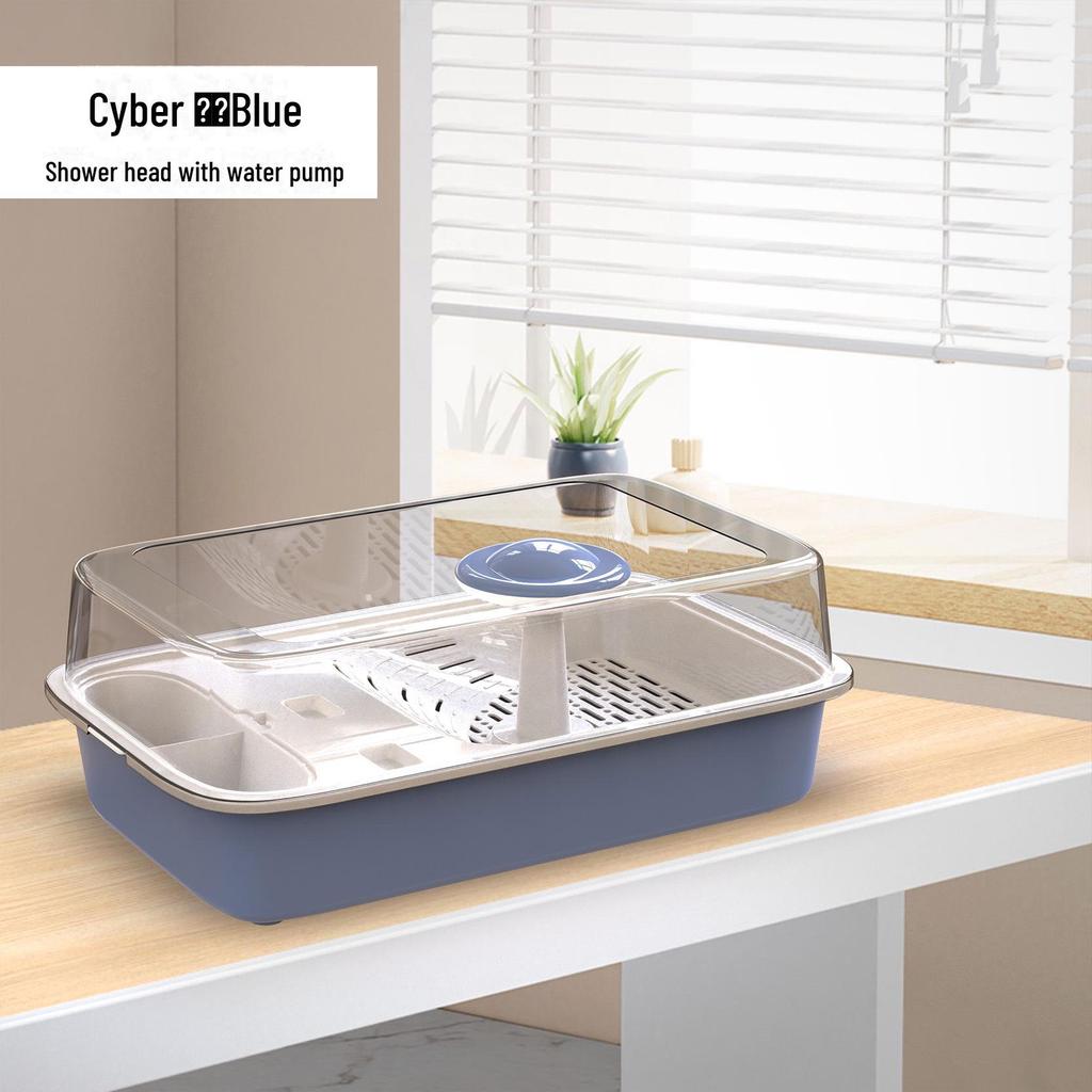 Террариум для черепах с платформами для принятия солнечных ванн и лазания, конструкция, препятствующая побегу, отдельный вольер для размножения