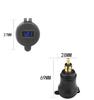 CNC Dual USB Charger Socket 12-24V 4.2A Voltmeter for BMW Motorcycle Hella Din