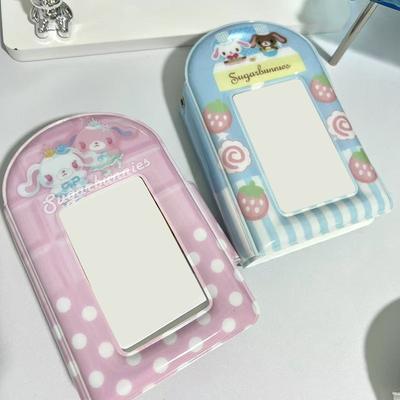 Милый фотоальбом 3-дюймовый держатель для фотокарт Idol Card Binder Collection Book 32 Pocket Book Альбом Чехол для хранения фотокарт