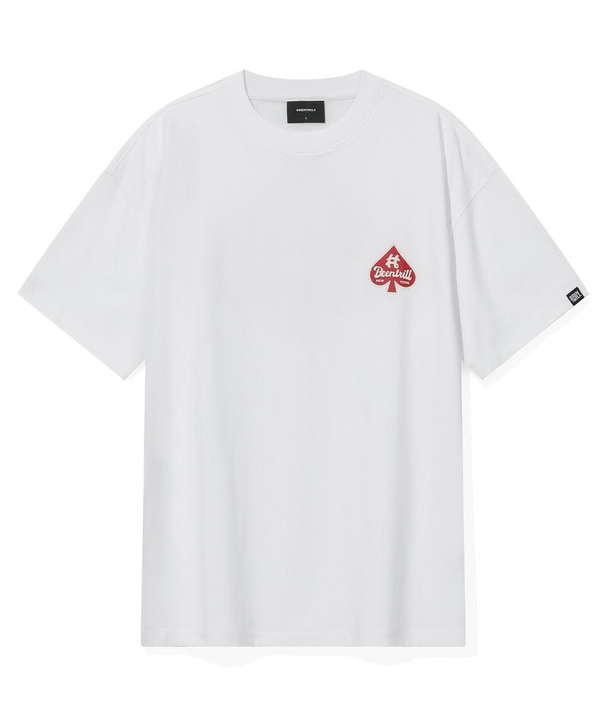 Футболка BEENTRILL Spade Hashtag (белый)