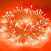 (Pack of 1, Orange) 38 LED 10.5M Copper Power Pixel String Light | 360° Fairy Serial Jhalar Lights for Home | Diwali Lights for Decoration, Christmas