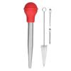Turkey Injector Stainless Steel Thickened Silicone Design Cooking Seasoning Pump with Cleaning