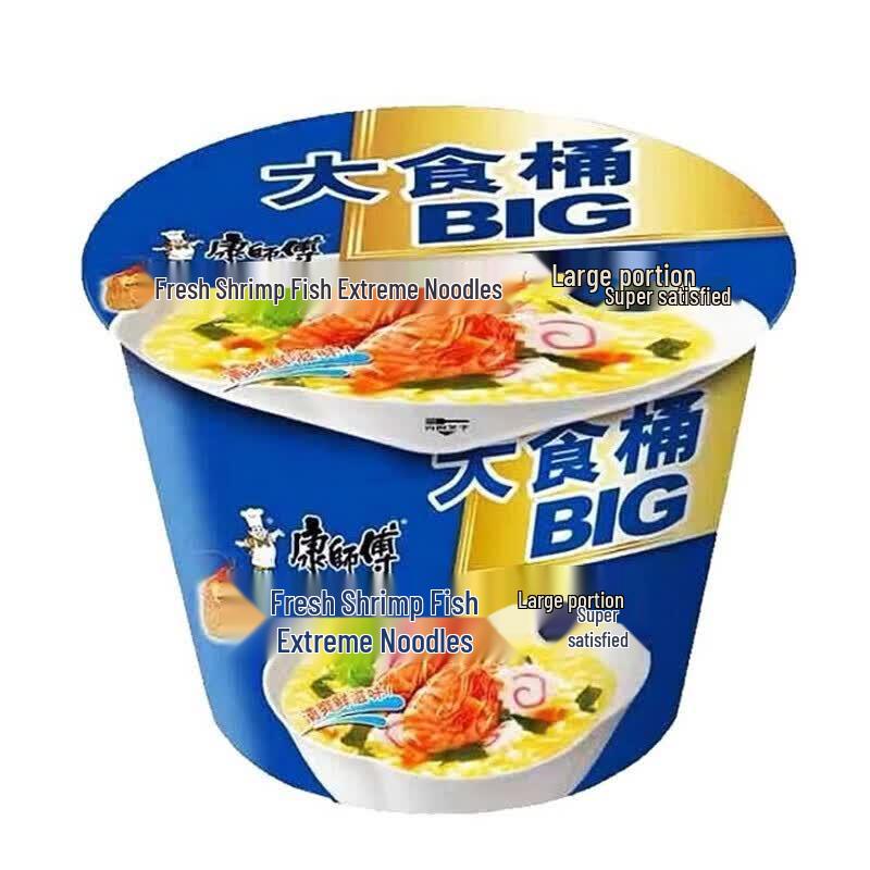 Master Kong Fresh Shrimp & Fish Instant Noodles (12-pack)