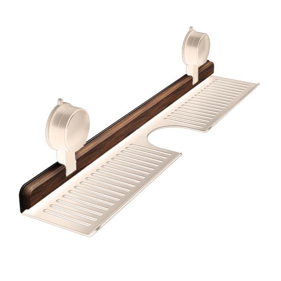 Стеллаж для хранения в ванной с присоской, высокая грузоподъемность, полая конструкция